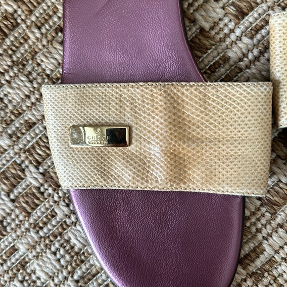 🌷GUCCI SANDALS SIZE 8.5 - Picture 9 of 11